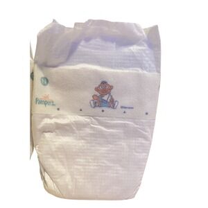 Vintage 90s Pampers Baby Dry Sesame Street Henson‎ Diaper Newborn Ernie